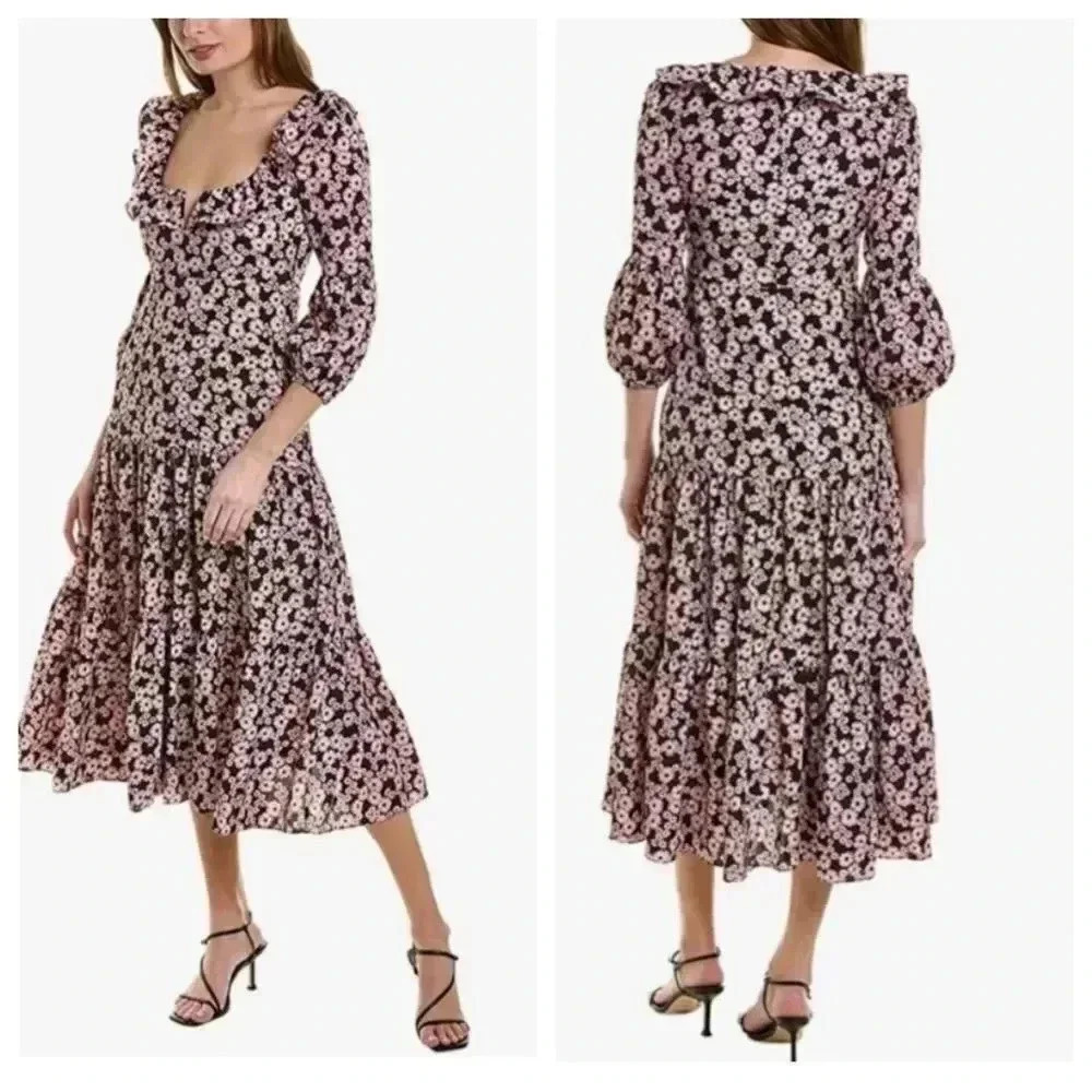 NWT Likely Bella Floral Midi Dress size 2